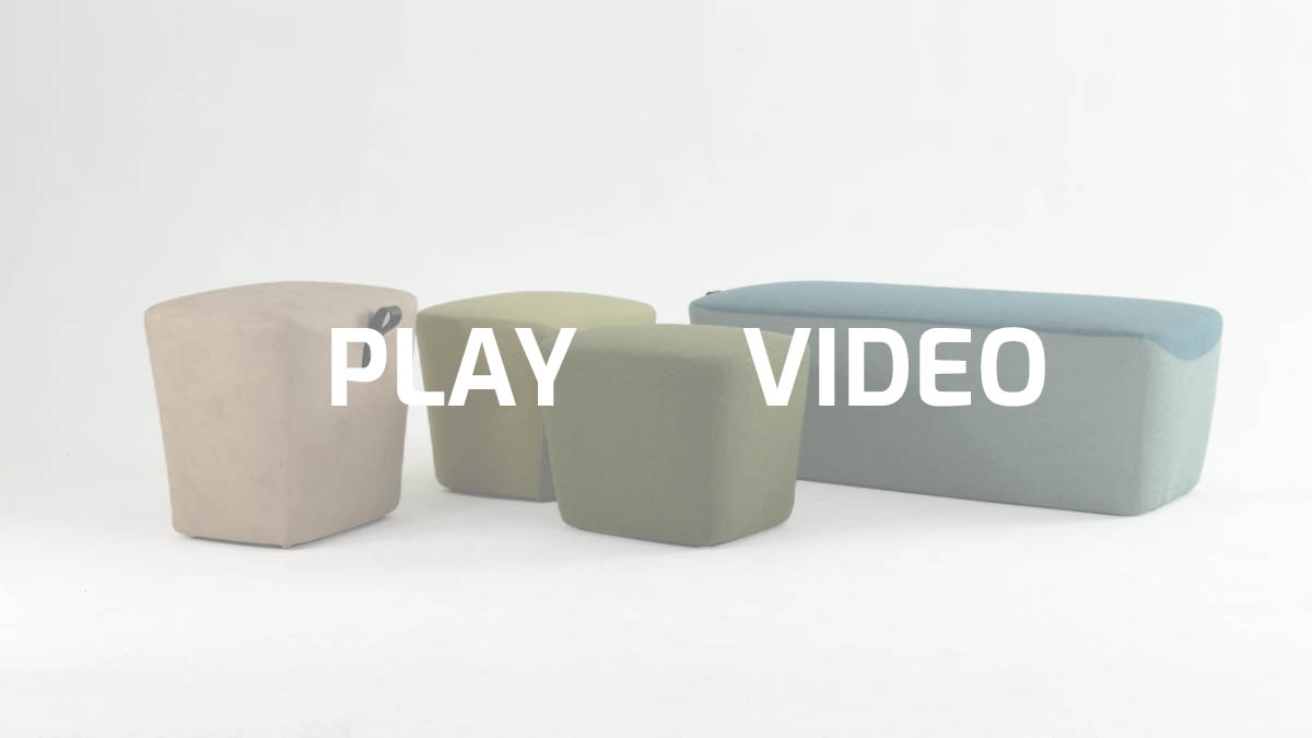 Pouf mit multifunktionalem Seitengriff | VIC by Leyform