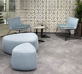 Poufs für Wartezimmer und Lounges