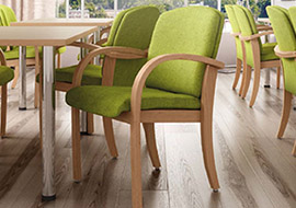 Stuhle und Sessel aus Holz fur Alten- und Pflegeheime Kali