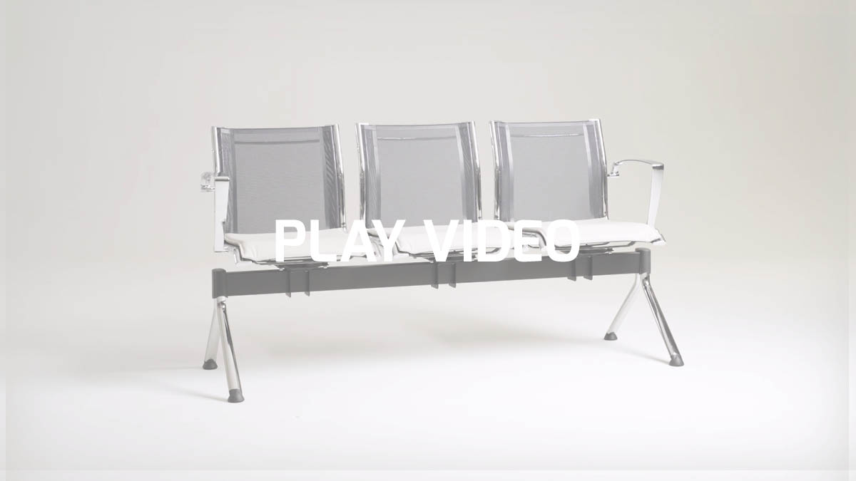 Sitzbank mit rucken fur wartezimmer | Origami RX by Leyform